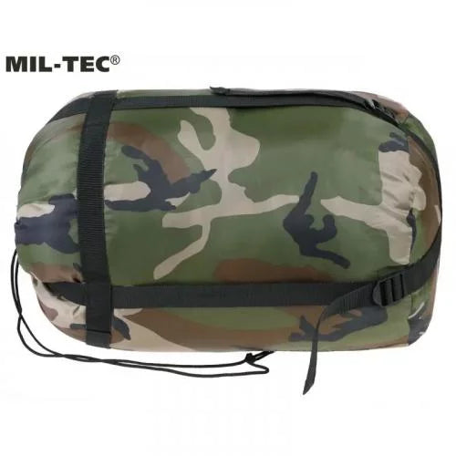 Sac de couchage momie 2-couches Woodland MIL-TEC