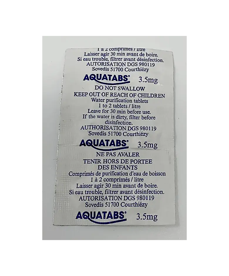 Tablettes De Purification D’eau AQUATABS® GK Pro