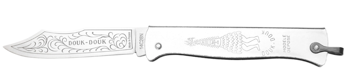 Couteau Douk-Douk chromé – 11 cm – Inox COGNET