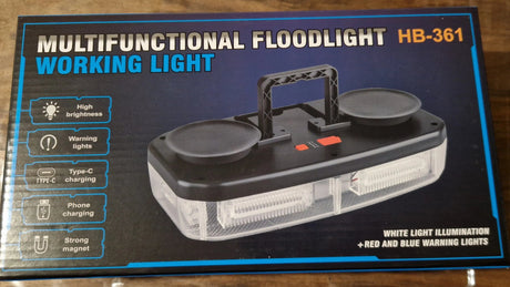 Lumière  de travail rechargeable et aimantable NEUNOEIL