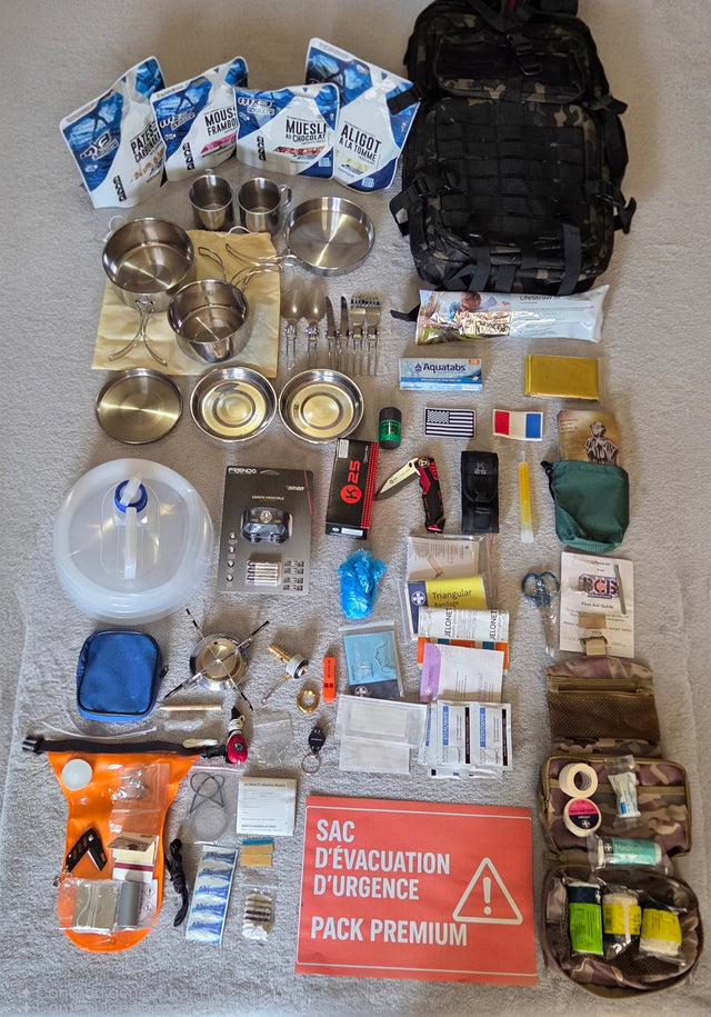 Sac d'évacuation Pack Premium NOS-X