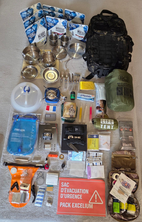 Sac d'évacuation Pack Excelium NOS-X