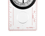 Boussole de carte avec loupe MIL-TEC