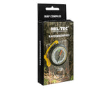Boussole de carte avec loupe MIL-TEC