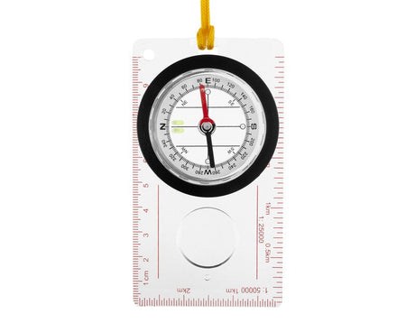 Boussole de carte avec loupe MIL-TEC