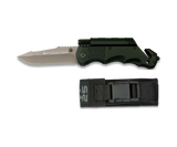 Couteau pliant tactique K25 lampe + silex K-25 Albainox