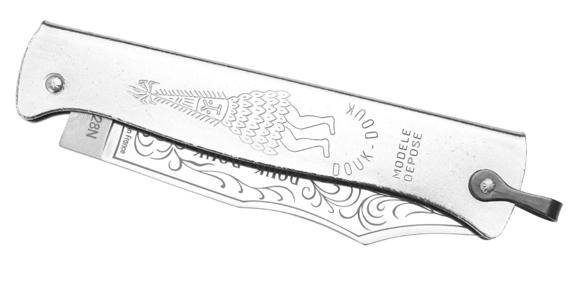 Couteau Douk-Douk chromé – 11 cm – Inox COGNET