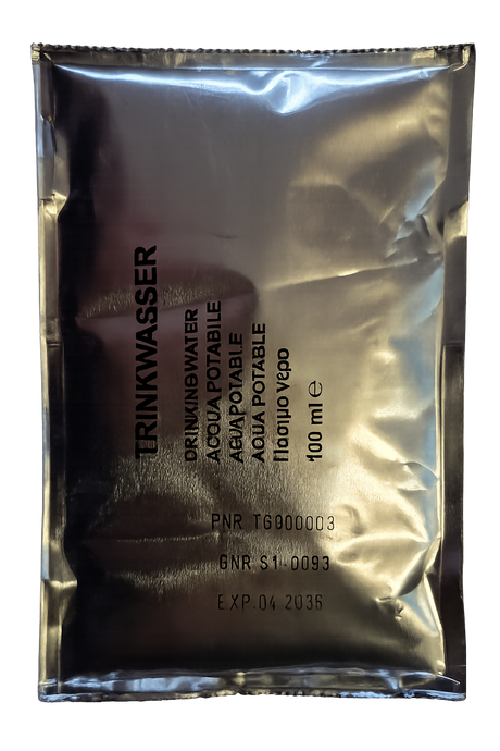 Eau potable BW – 100 ml conservation 10 ans MIL-TEC