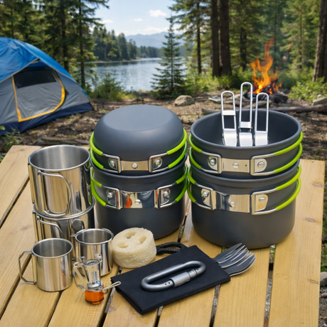 Kit popote 2 personnes – aluminium anodisé NOS-X