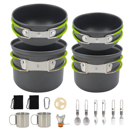 Kit popote 2 personnes – aluminium anodisé NOS-X