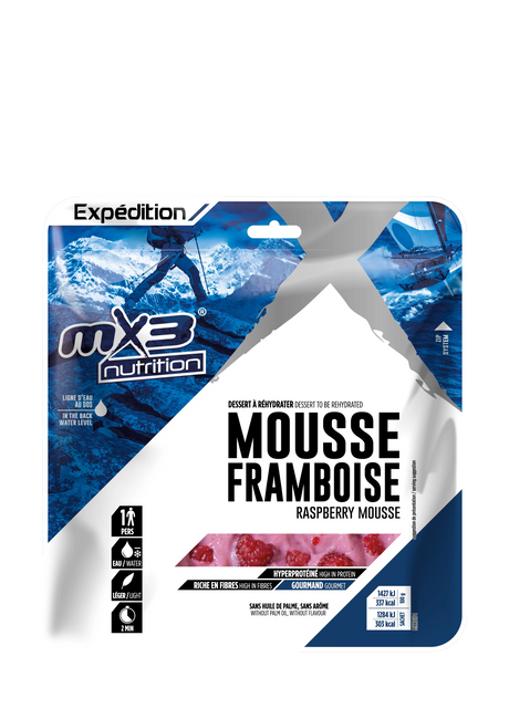 Mousse Framboise Lyophilisée-90g-303kcal MX3
