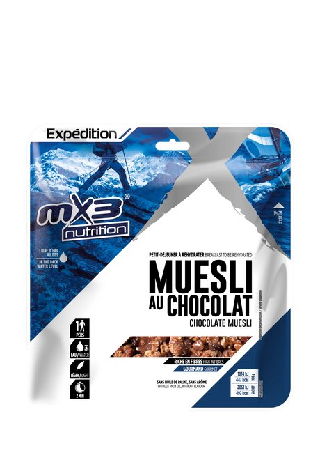 Muesli Chocolat Lyophilisé-110g-492kcal MX3