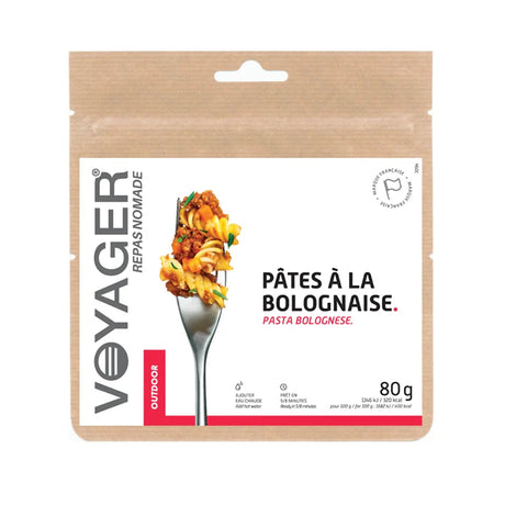 Pâtes à la Bolognaise Lyophilisées – 80 g – 332 kcal VOYAGER