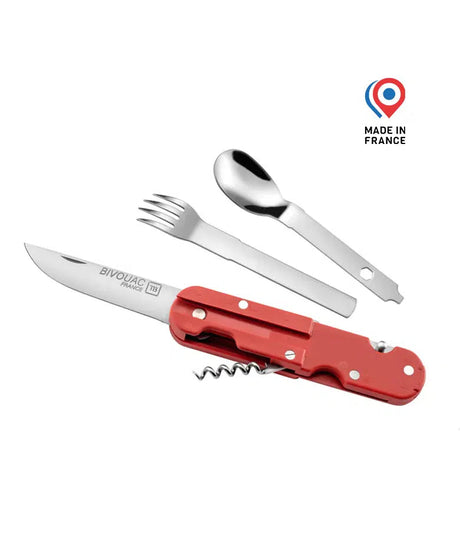 Le Couteau Bivouac avec Couverts TB Outdoor