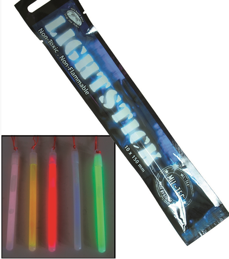 Bâton lumineux 15 cm – 8 à 12 h – Bleu MIL-TEC