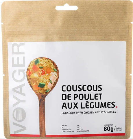 Couscous de poulet aux légumes-80g-348kcal VOYAGER
