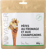 Pâtes au fromage et aux champignons-80g-344kcal Végétarien VOYAGER
