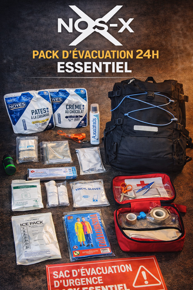 Pack Essentiel - Sac d’évacuation NOS-X