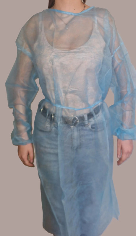 Blouse non tissées bleu NEUNOEIL